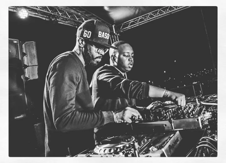 Shimza performing beside Black Coffee, 2016. Archival photo, not this event.